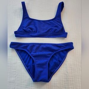 Xhilaration Vibrant Blue Kids Bikini Set
